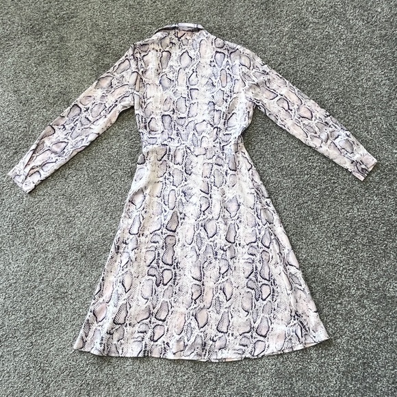 Missguided Snake Print Dress Size 8 - Picture 4 of 7